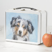 Miniaturbild Amerikanischer Hirtenmaler - Hundekun Metall Brotdose (Beispiel)