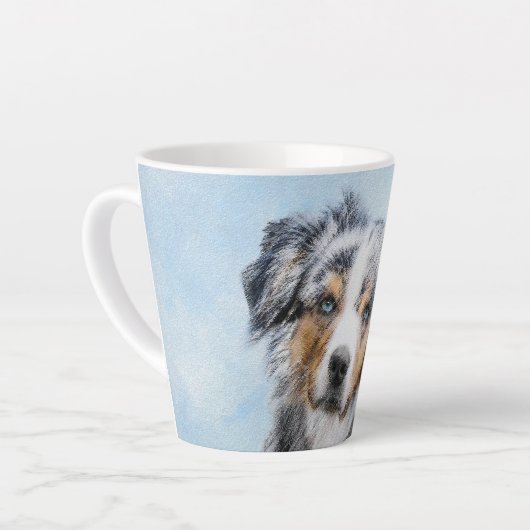 Miniaturbild Amerikanischer Hirtenmaler - Hundekun Milchtasse (Linke Ecke)