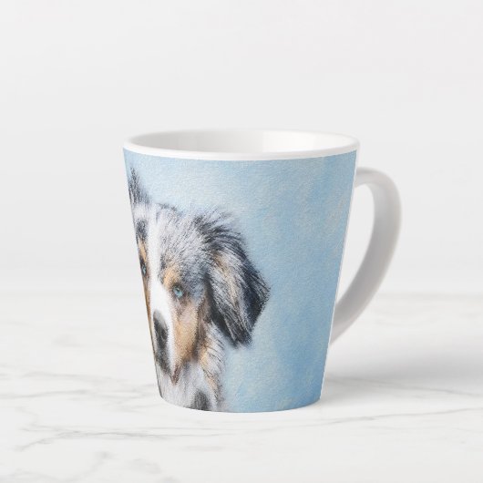 Miniaturbild Amerikanischer Hirtenmaler - Hundekun Milchtasse (Rechte Ecke)