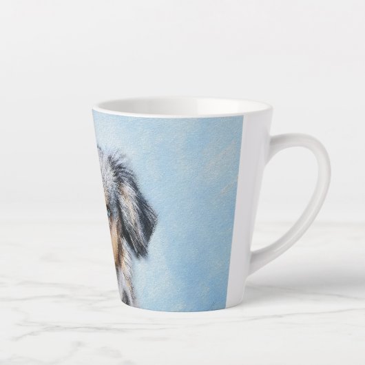 Miniaturbild Amerikanischer Hirtenmaler - Hundekun Milchtasse (Rechts)