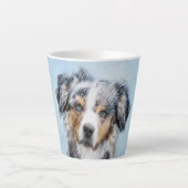 Miniaturbild Amerikanischer Hirtenmaler - Hundekun Milchtasse (Vorderseite)