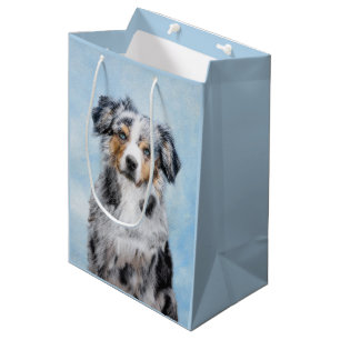 Miniaturbild Amerikanischer Hirtenmaler - Hundekun Mittlere Geschenktüte