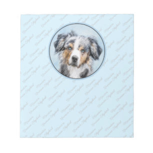 Miniaturbild Amerikanischer Hirtenmaler - Hundekun Notizblock