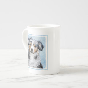 Miniaturbild Amerikanischer Hirtenmaler - Hundekun Porzellantasse