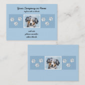 Miniaturbild Amerikanischer Hirtenmaler - Hundekun Visitenkarte (Vorne/Hinten)