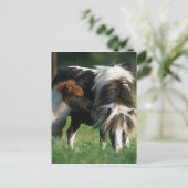 Miniaturbilder und Fohlen 2 Postkarte (Stehend Vorderseite)