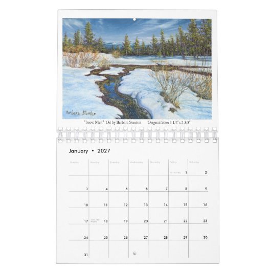 Miniaturbilder von Barbara Stanton Calender Kalender (Jan 2027)