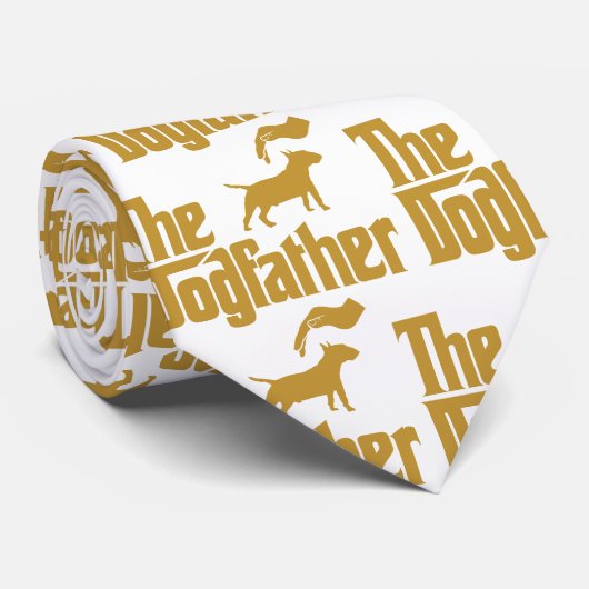 MiniaturBullterrier Krawatte (Gerollt)