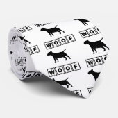 MiniaturBullterrier Krawatte (Gerollt)