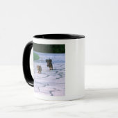 MiniaturDackel 3 Tasse (Vorderseite Links)