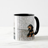 MiniaturDackel 4 Tasse (VorderseiteRechts)