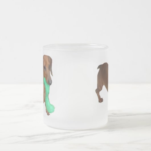 MiniaturDackel Mattglastasse (Mittel)