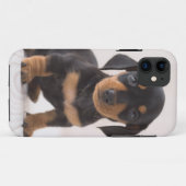 MiniaturDackel-Sitzen Case-Mate iPhone Hülle (Rückseite (Horizontal))