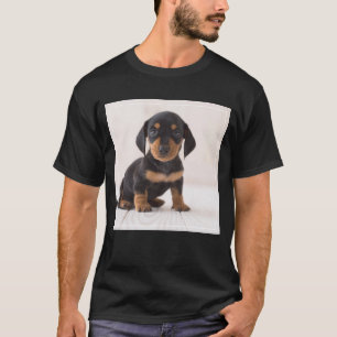 MiniaturDackel-Sitzen T-Shirt