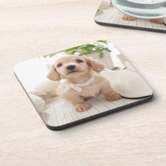 MiniaturDackel Untersetzer (Linke Seite)