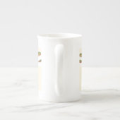 Miniaturdrachenfliege im weißen Hintergrund Porzellantasse (Rückseite)