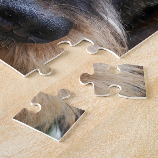 Miniaturdraht-behaarte Dackel Puzzle (Seite)