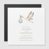 Miniaturdusche Wasserfarbenstorch Magneteinladung (Vorne/Hinten)