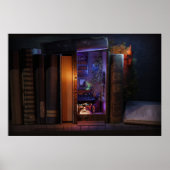 Miniature bookshelf insert - wide -reading poster (Vorne)