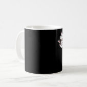 Miniature Bull Terrier Dog Funny Kaffeetasse (Vorderseite Links)