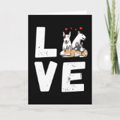 Miniature Bull Terrier Dog Karte (Vorderseite)