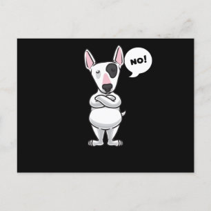 Miniature Bull Terrier Dog Postkarte