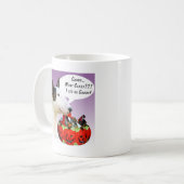Miniature Bull Terrier Halloween Candy Kaffeetasse (Vorderseite Links)