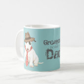 Miniature Bull Terrier Vater Kaffeetasse (Vorderseite Links)