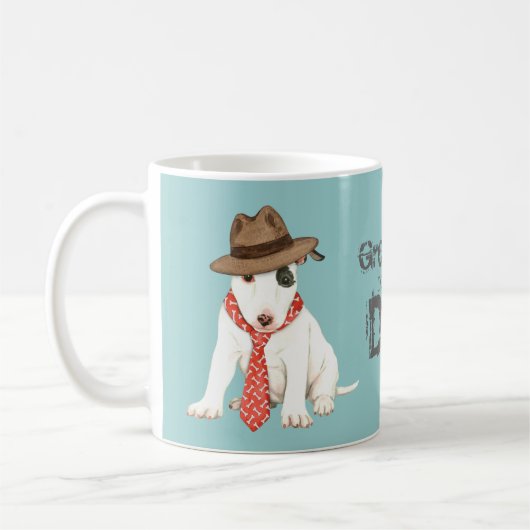 Miniature Bull Terrier Vater Kaffeetasse (Links)