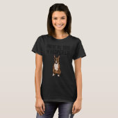 Miniature Bull Terrier Wisperer Dog T-Shirt (Vorne ganz)