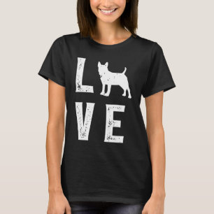Miniature Bullterary-Liebe T-Shirt