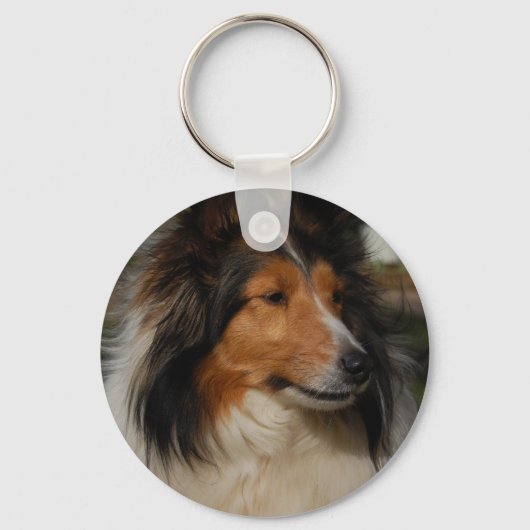 Miniature Collie Schlüsselanhänger (Vorderseite)