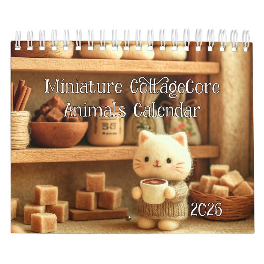 Miniature CottageCore Animal  Kalender (Titelbild)