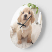 Miniature Dachshund Große Wanduhr (Winkel)
