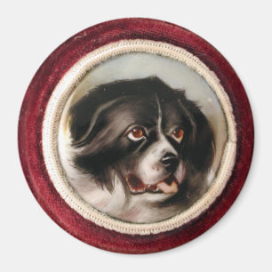 MINIATURE DOG PORTRAITS Neufundland Magnet