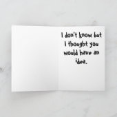 Miniature Goat in a Bucket Greeting Card Karte (Innenseite)