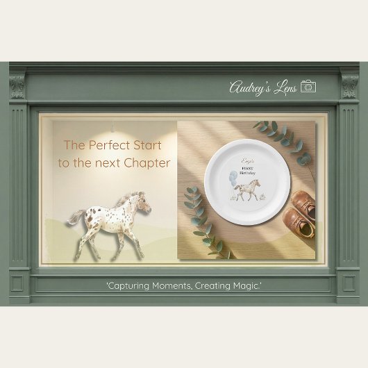 Miniature Horse Birthday Paper Plates Pappteller