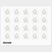 Miniature Horse Storybook 1st Birthday Stickers (Blatt)