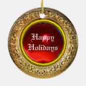 MINIATURE HUND PORTRAS Pincher Keramikornament (Hinten)