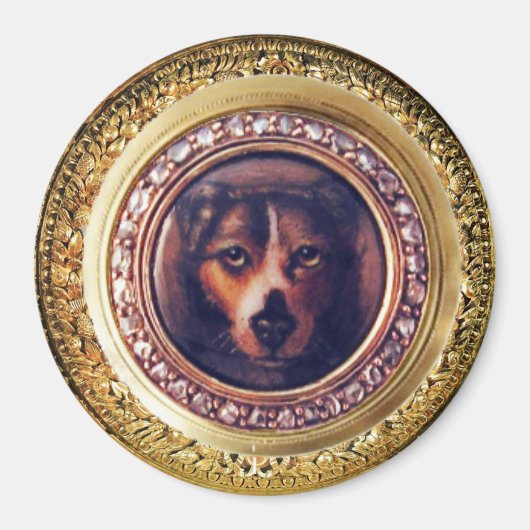 MINIATURE HUND PORTRAS Pincher Magnet (Vorne)