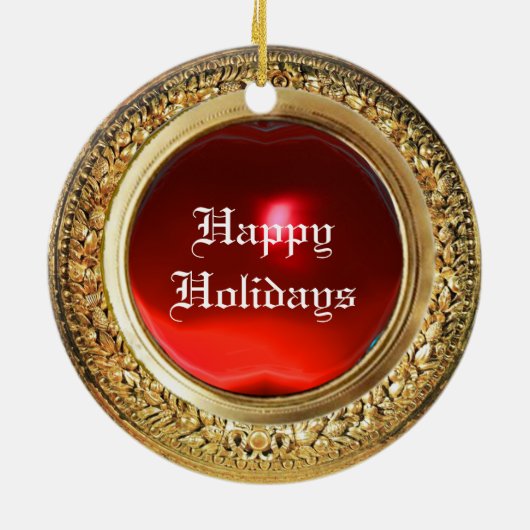 MINIATURE HUNDERPORTRAS, Schokoladenzähler Keramikornament (Hinten)