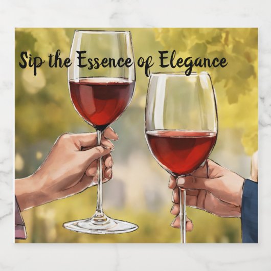 Miniature Magic Liquor Schaumweinetikett (Einzelnes Label)