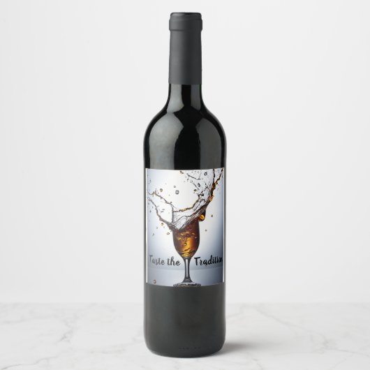 Miniature Magic Liquor Weinetikett (Vorderseite)