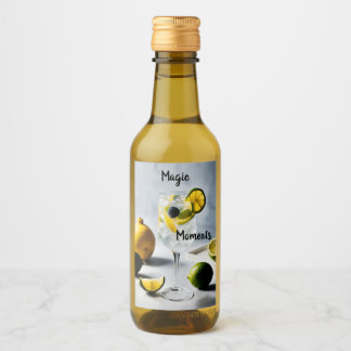 Miniature Magic Liquor Weinetikett