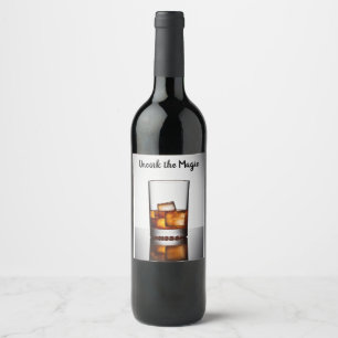Miniature Magic Liquor Weinetikett