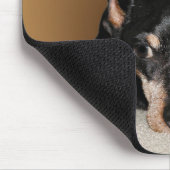 Miniature Pinscher aka Min Button Liebe Name Theme Mousepad (Ecke)