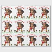 Miniature Pinscher Christmas Geschenkpapier (Flach)