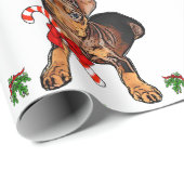 Miniature Pinscher Christmas Geschenkpapier (Rolleneckpunkt)