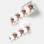 Miniature Pinscher Christmas Ripsband (Rückseite)