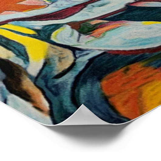 Miniature Pinscher Custom Art Poster (Ecke)